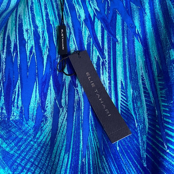 NWT Elie Tahari Vibrant Pickleball Mini Skirt Athletic Golf Travel Blue Green 8 - Picture 6 of 9